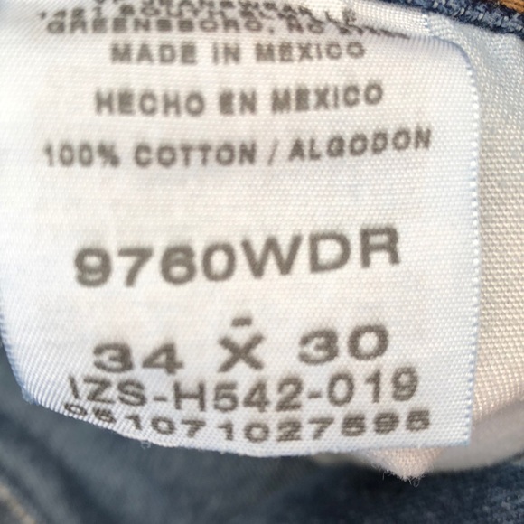 Wrangler 34 x 30 jeans, EUC - Picture 9 of 14